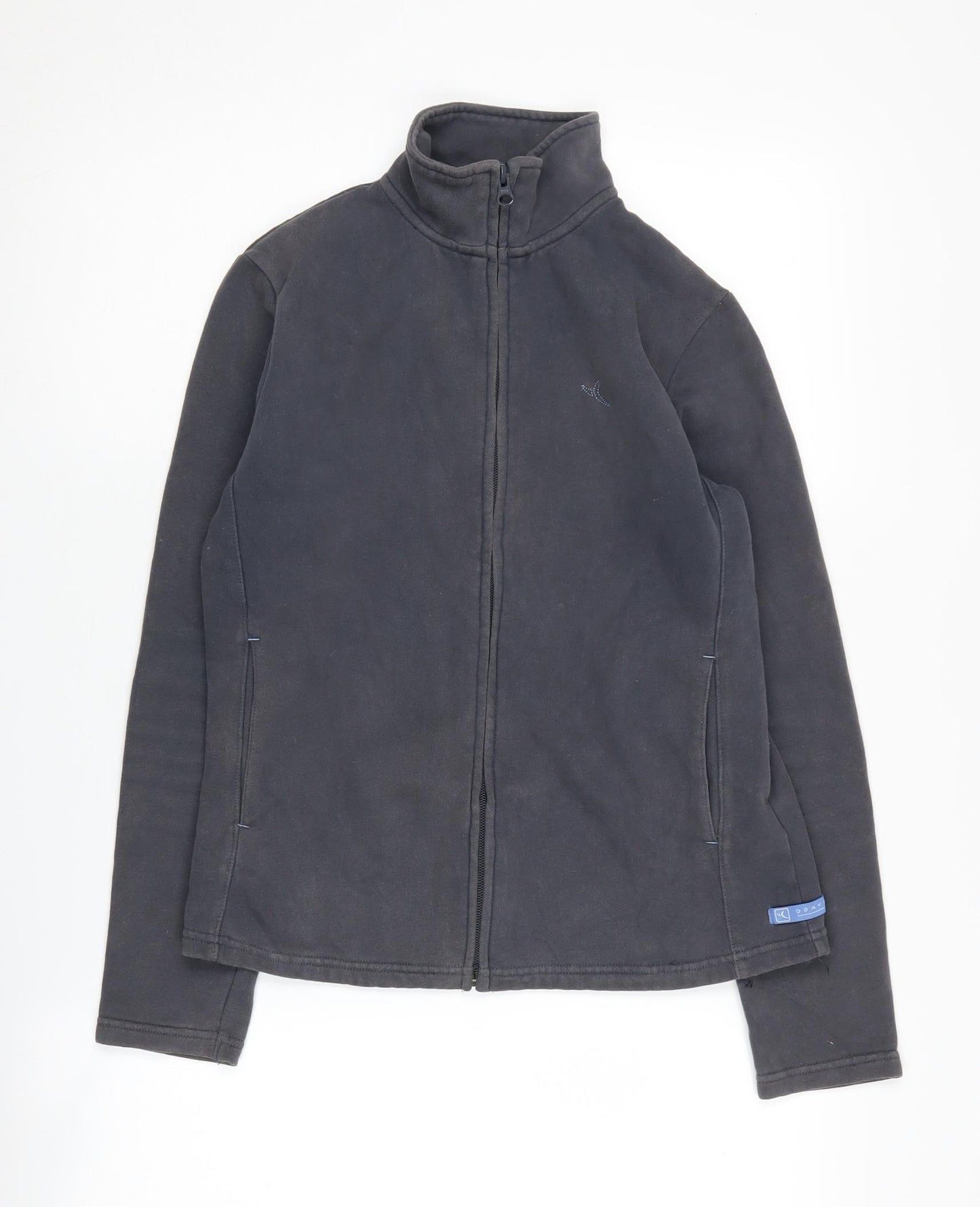 Domyos Boys Black Basic Jacket S Full Zip Autumn Winter