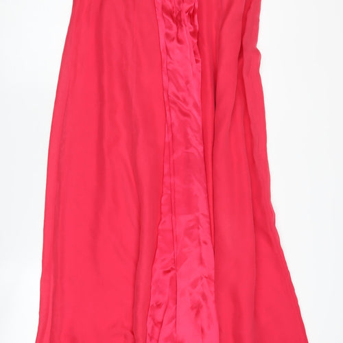 Monsoon Women's Pink Strapless Party Dress Size 14