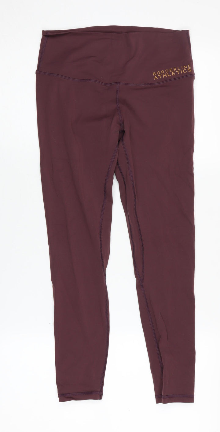 Borderline Athletics Women's Brown Leggings Size 8