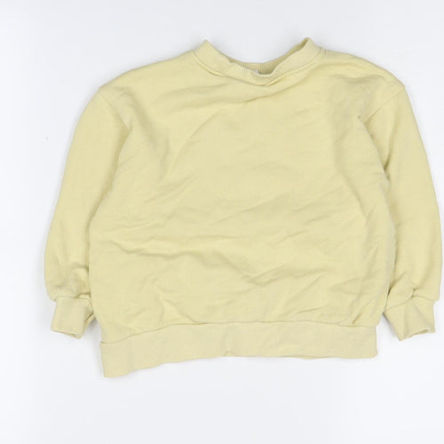 Zara Boys Beige Graphic Print Sweatshirt 2-3 Years Pullover