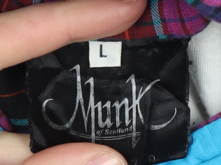 Munk of Scotland Men's Retro Multicolour Windbreaker L