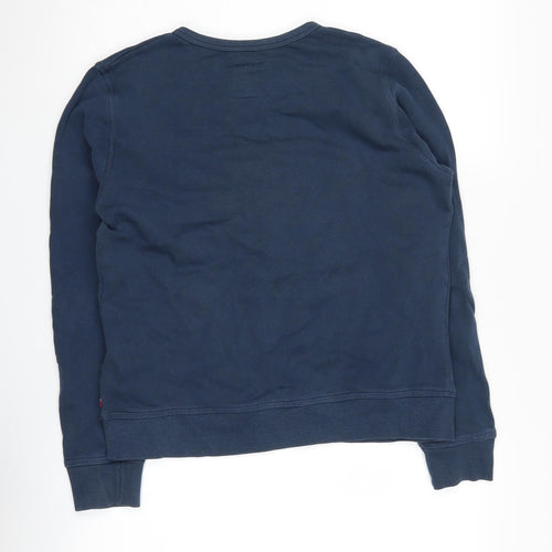 Levi's Boys Blue Cotton Sweatshirt 14 Years Graphic Pullover