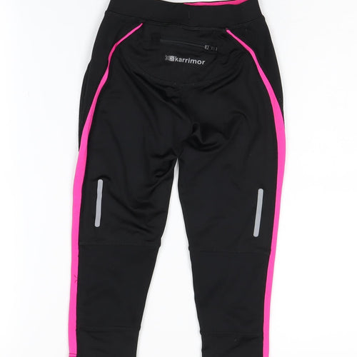 Karrimor Girls Slim Fit Jogger Trousers Black 7 Years