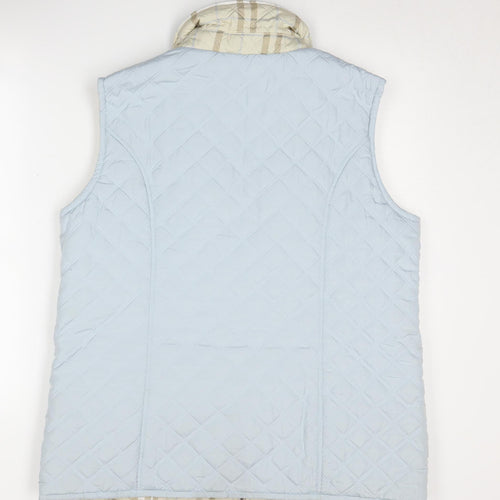 Damart Women's Blue Quilted Waistcoat - L