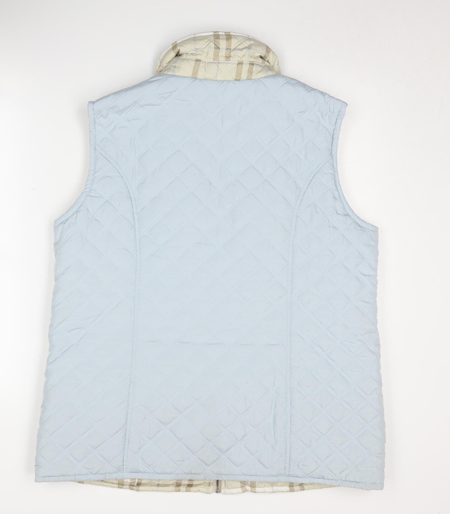 Damart Women's Blue Quilted Waistcoat - L