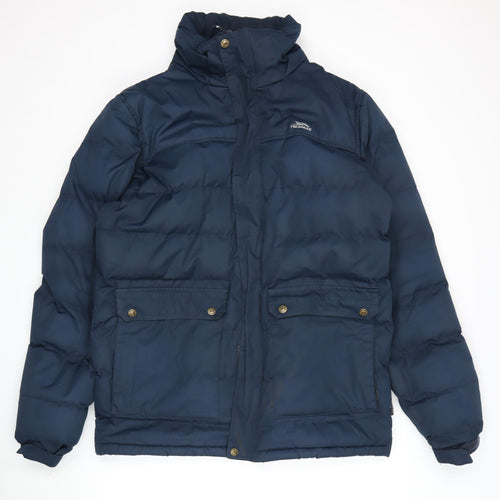 Trespass Men's Blue Puffer Jacket M, Winter Outdoor