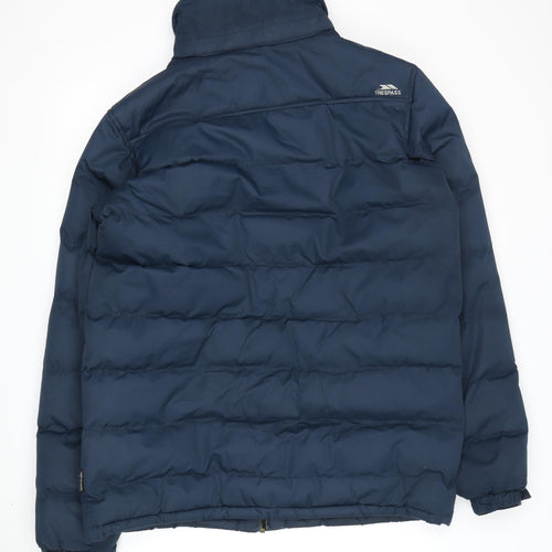 Trespass Men's Blue Puffer Jacket M, Winter Outdoor