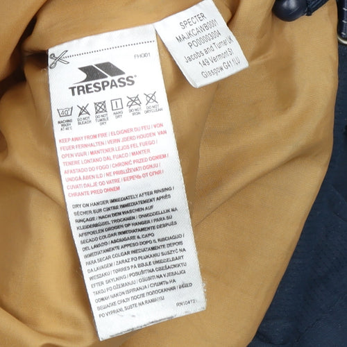 Trespass Men's Blue Puffer Jacket M, Winter Outdoor