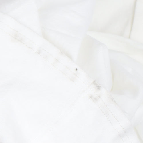 Y.A.S Women's White Midi Dress - L, Polka Dot Fit & Flare