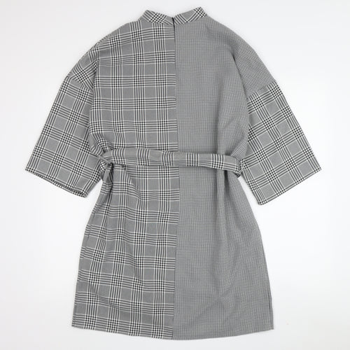 Zara Basic Women's Check Shift Dress M