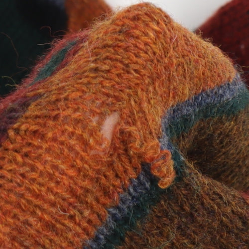 Kolor Knits Men's Multicoloured Wool Pullover Jumper L