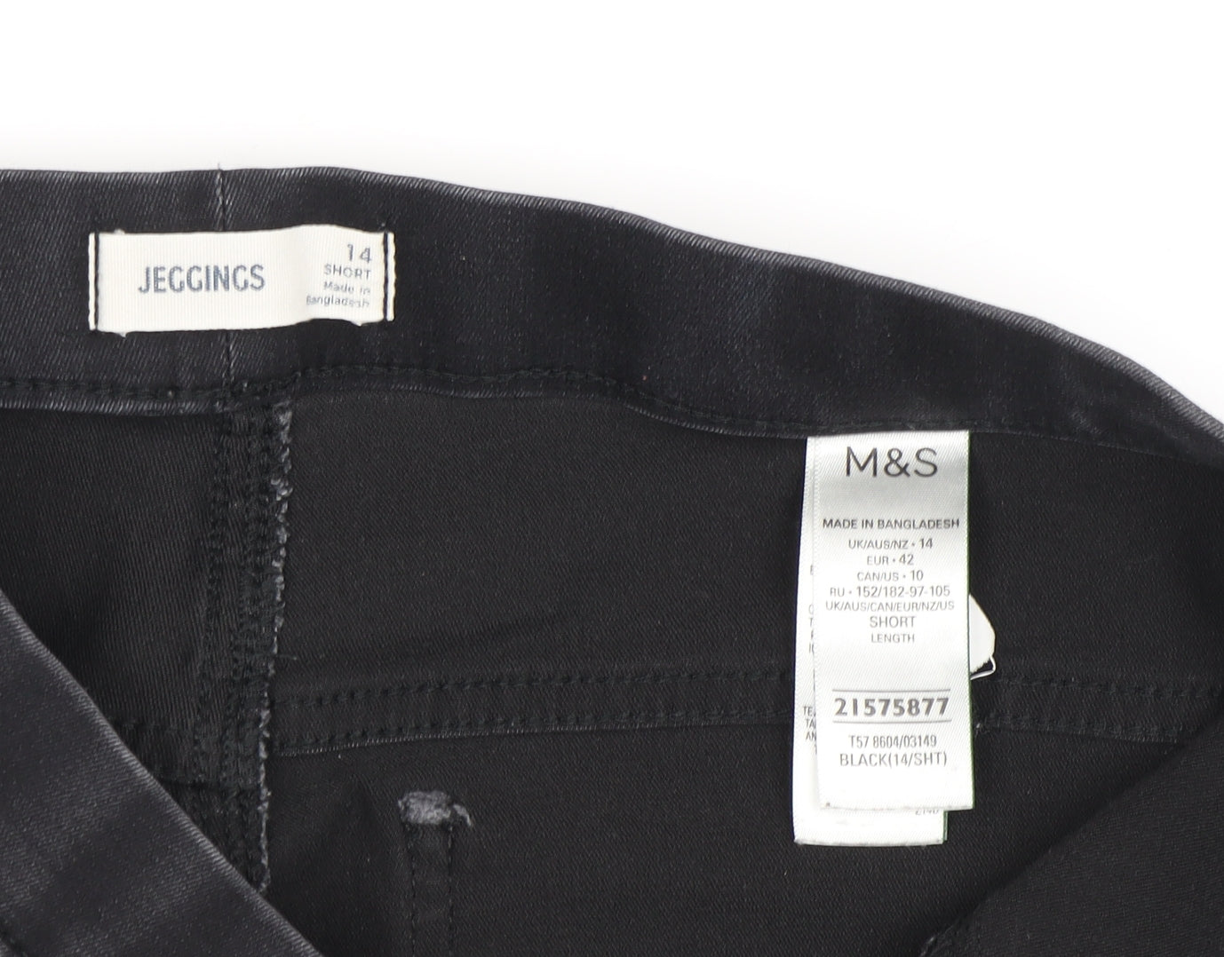 Marks and Spencer Women's Black Jeggings Size 14