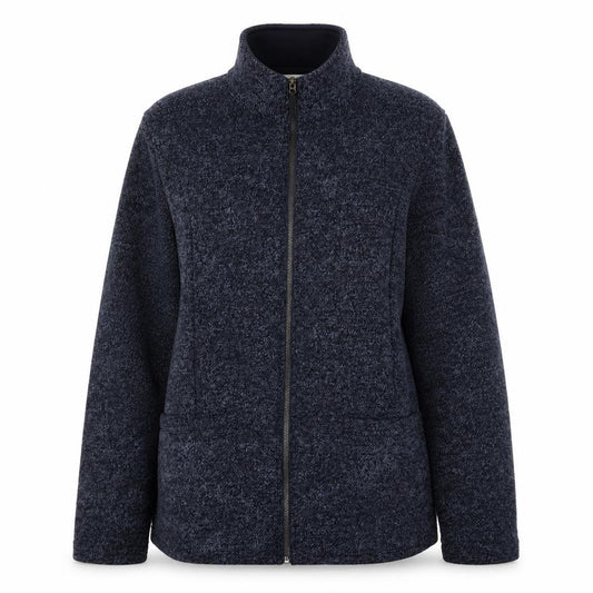 Marks & Spencer Women's Blue Tweed Jacket Size 16