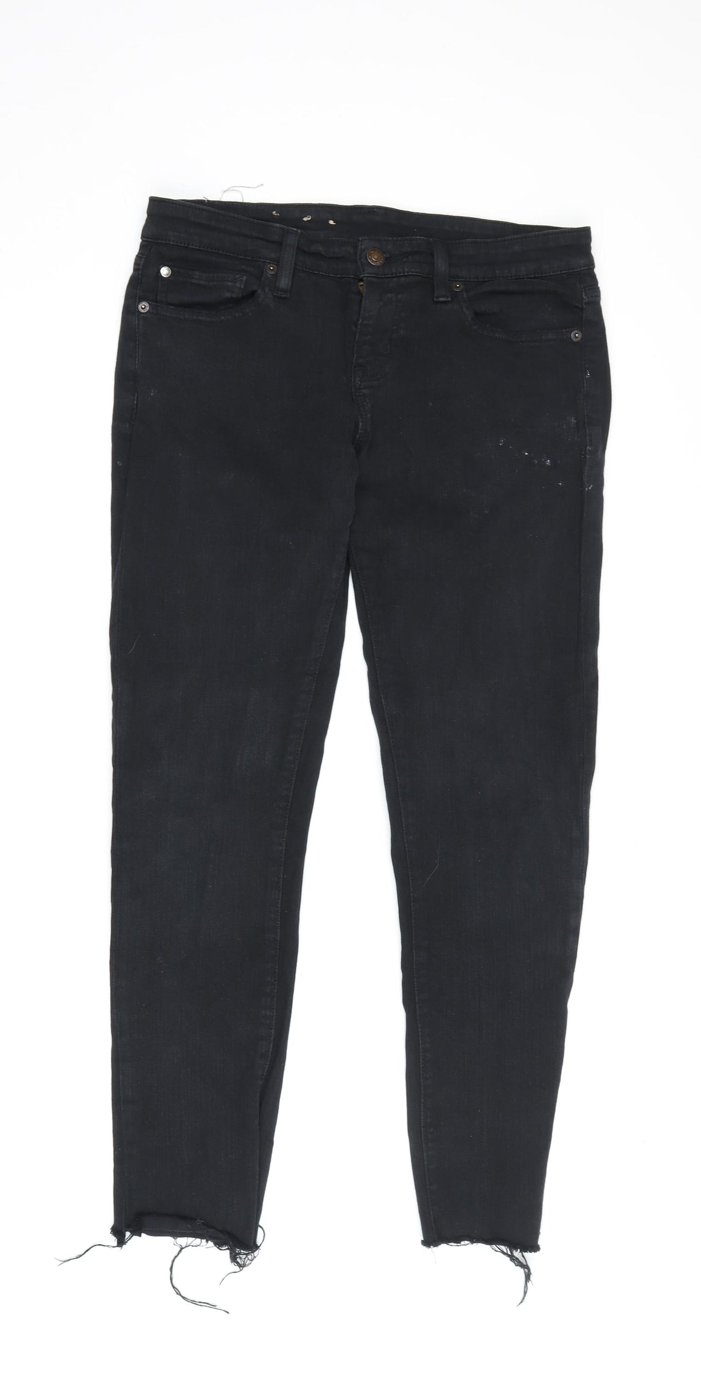 Ralph Lauren Women's Black Skinny Jeans, Size 1, Slim Fit