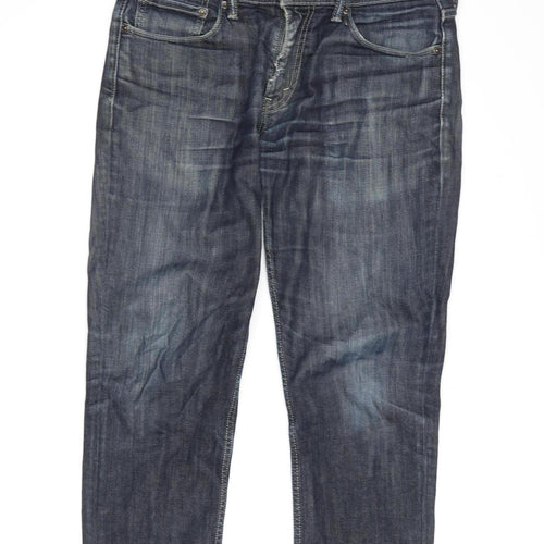 Levi Strauss & Co. Men's Blue Straight Jeans 32