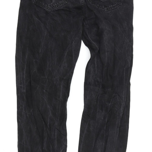 H&M Men's Black Relaxed Straight Jeans Size 32