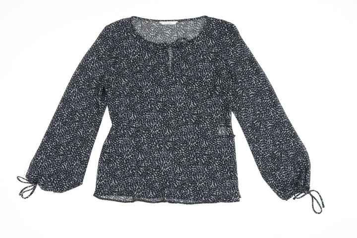 J.Taylor Women's Black Long Sleeve Blouse Size 10