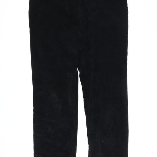 Laura Ashley Women's Black Cotton Trousers Size 14