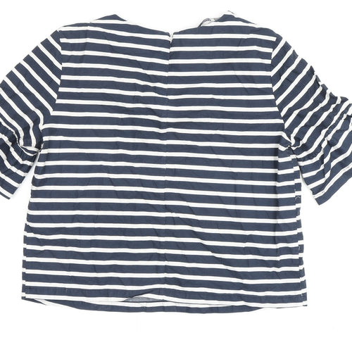 Jack Wills Women's Multicoloured Striped Top, Size 12
