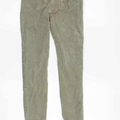 H&M Girls Green Jegging Elastic Waist Trousers Size 10