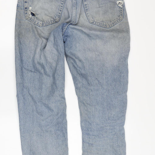 River Island Women's Blue Mom Jeans - Size L