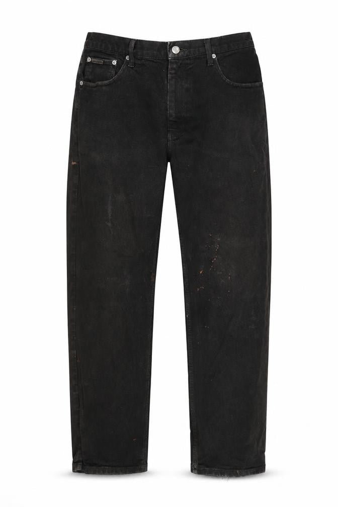 Calvin Klein Men's Black Corduroy Straight Jeans Size 33