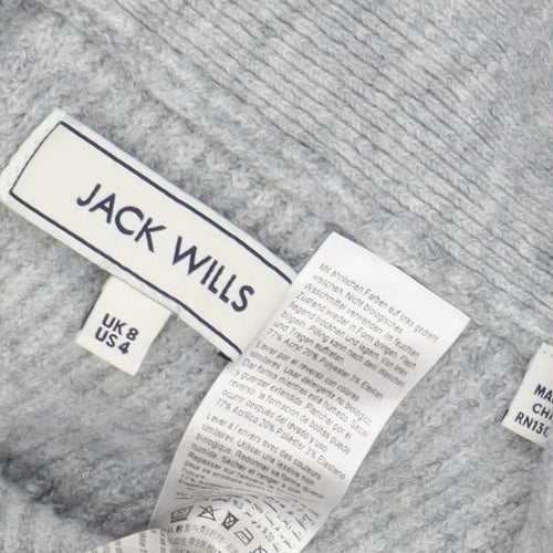 Jack Wills Women's Grey Cardigan, Size 8