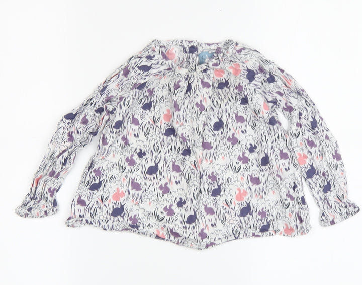 BabyGap Girls Multicoloured Floral Blouse, 2 Years, Spring Tunic