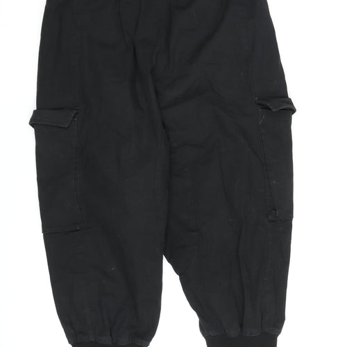 ASOS Men's Black Cargo Trousers, Size S