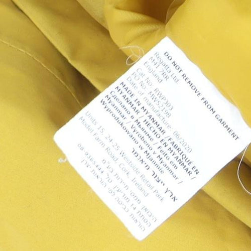 Regatta Women’s Yellow Parka Jacket Size 16 Hooded Outdoor Casual