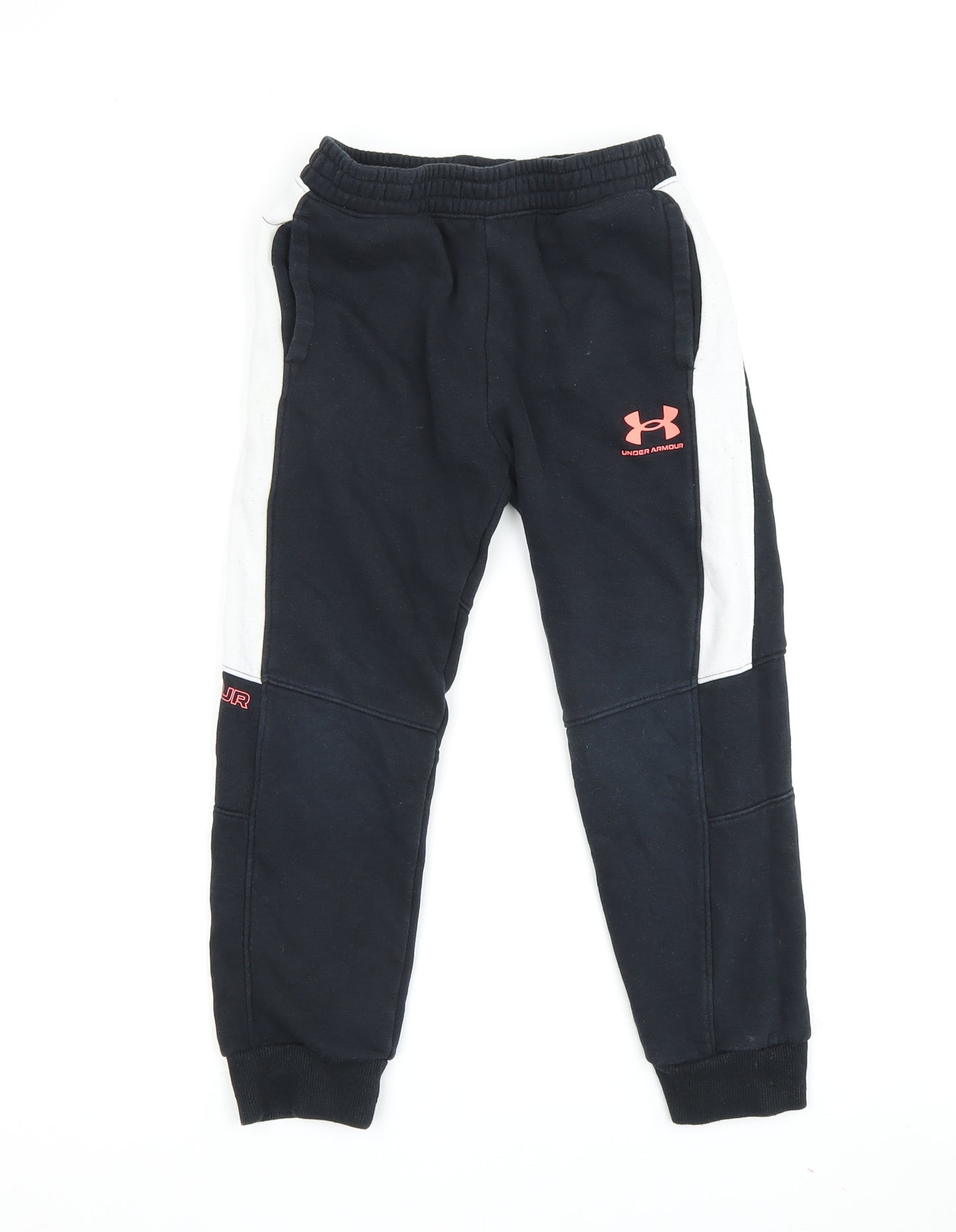 Under Armour Boys Black Jogger Trousers 6-7 Years