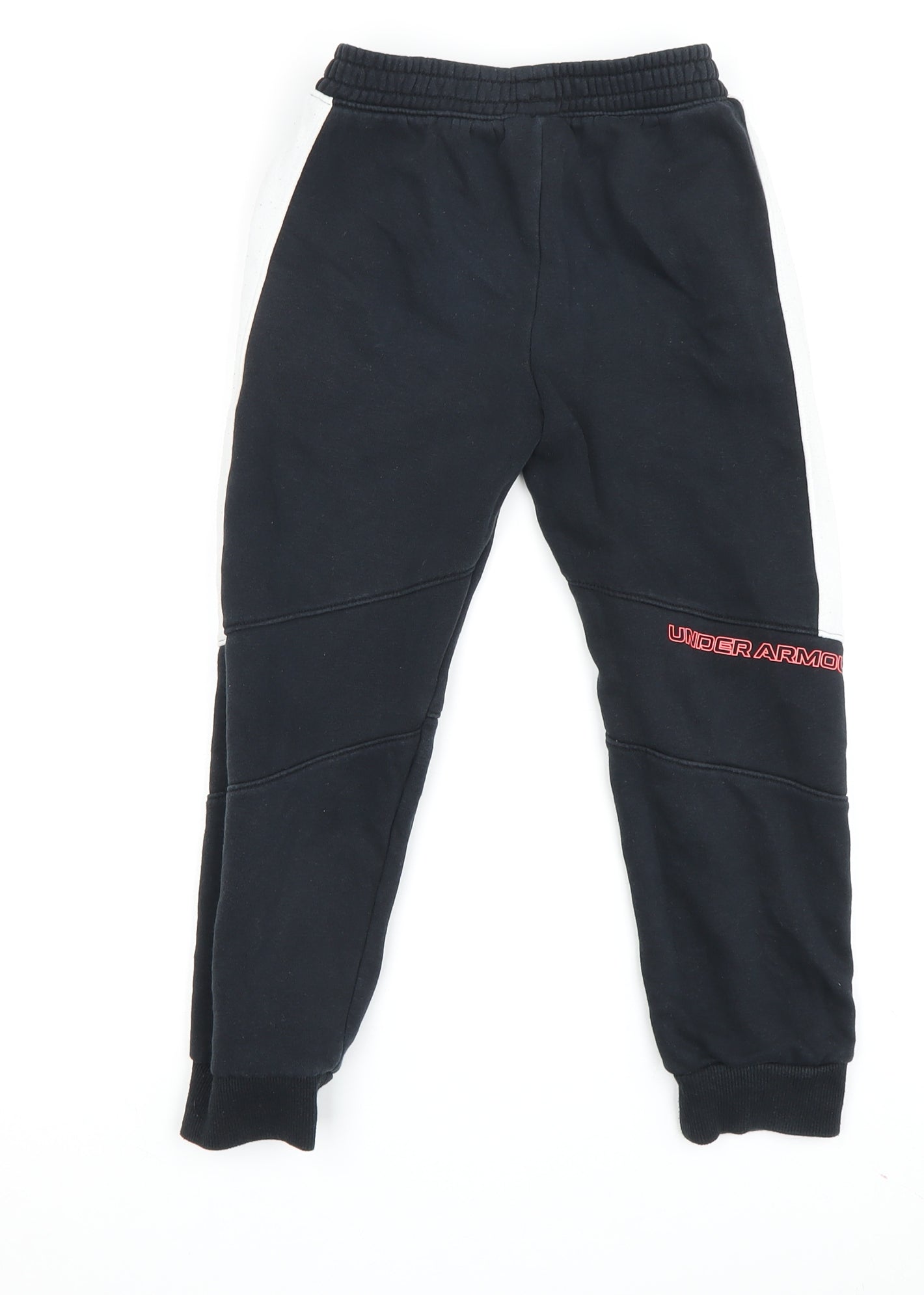Under Armour Boys Black Jogger Trousers 6-7 Years
