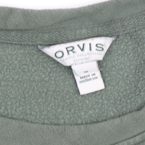 Orvis Unisex Adults Green Medium Pullover Sweatshirt