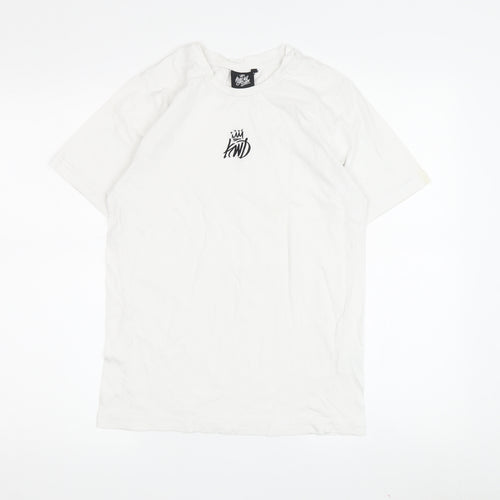 Kings Will Dream Boys White Logo T-Shirt, 14-15 Years, Casual