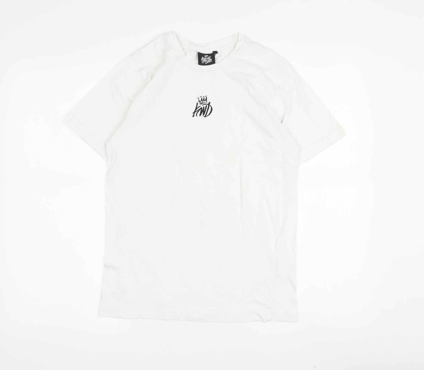 Kings Will Dream Boys White Logo T-Shirt, 14-15 Years, Casual
