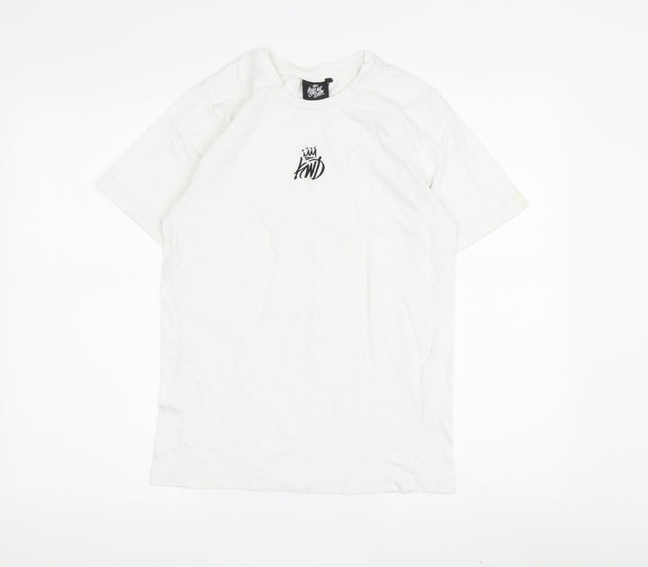 Kings Will Dream Boys White Logo T-Shirt, 14-15 Years, Casual