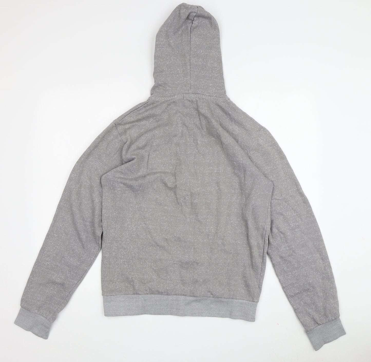 Men's Fenchurch Grey Full Zip Hoodie - S - Warm Fleece, Logo Design
