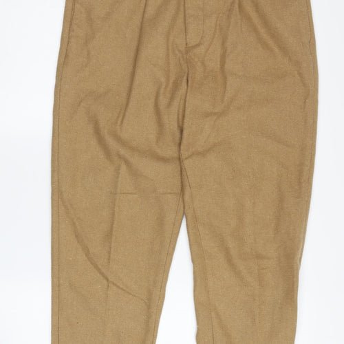 ASOS Unisex Brown Chino Trousers, Size 30 for Casual Wear