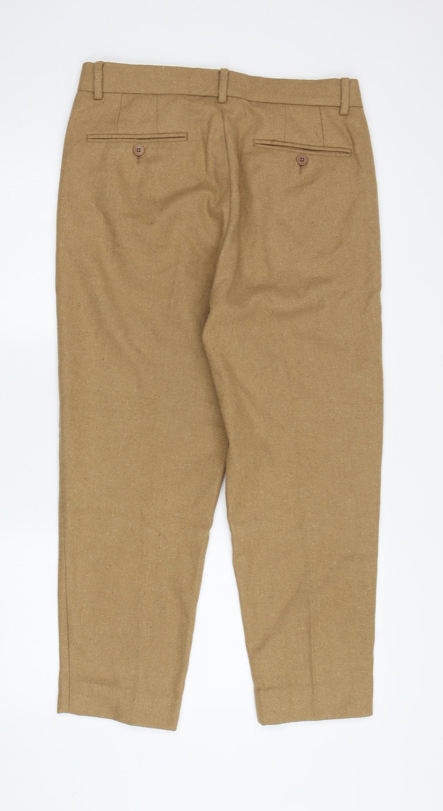 ASOS Unisex Brown Chino Trousers, Size 30 for Casual Wear