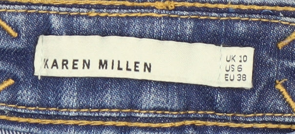 Karen Millen Women's Blue Straight Jeans UK 10