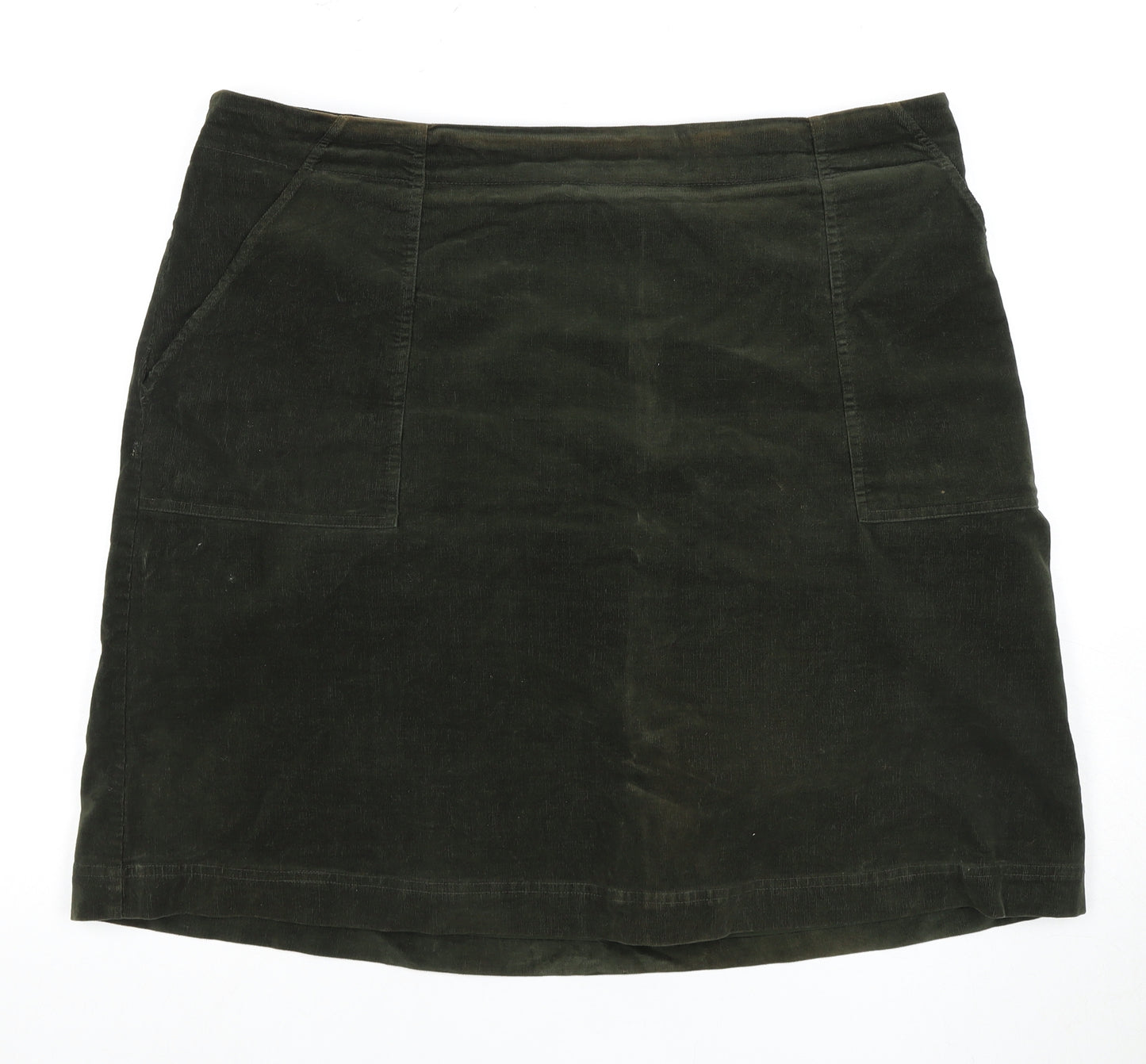 Seasalt Cornwall Women’s Black Cotton Skirt, Size 20