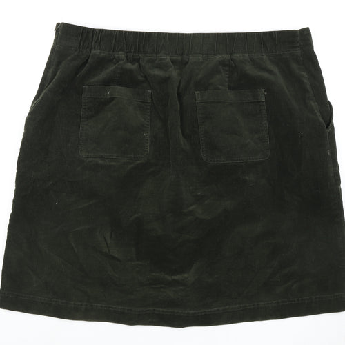 Seasalt Cornwall Women’s Black Cotton Skirt, Size 20