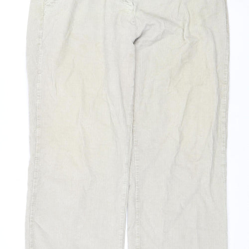 Poetry Women's Beige Corduroy Trousers Size 16