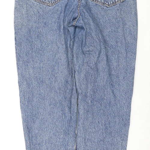 ASOS DESIGN Women's Blue Tapered Regular Fit Jeans