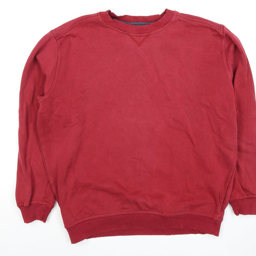 EWM Men's Red Pullover Sweatshirt L