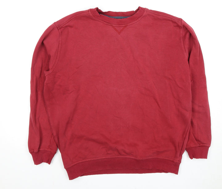 EWM Men's Red Pullover Sweatshirt L