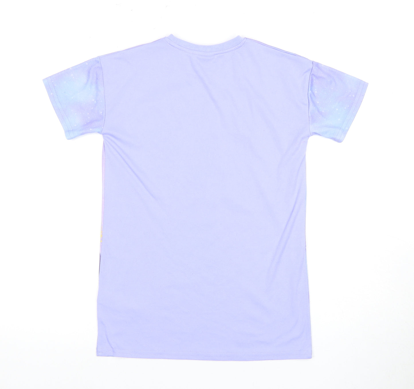 Disney Girls Purple Glitter Princess T-Shirt 6 Years