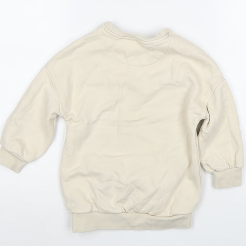 Marks and Spencer Girls Beige Frozen Hoodie Pullover