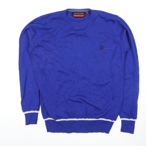 Duck and Cover Men's Blue Pullover Jumper S