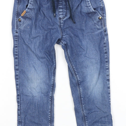 Next Boys Blue Jeans 2-3 Years Relaxed Fit Casual